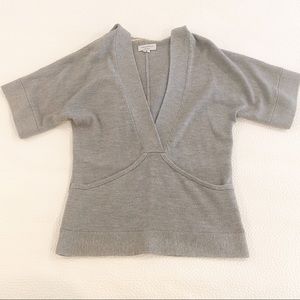 Adam Lippes | Gray Hooded Wool Sweater